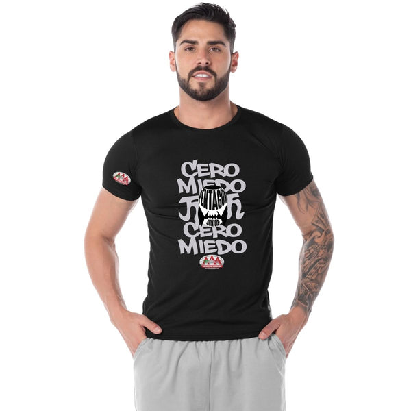 Playera Transpirable Hombre Lucha Libre AAA 0 Miedo Pentagón Jr