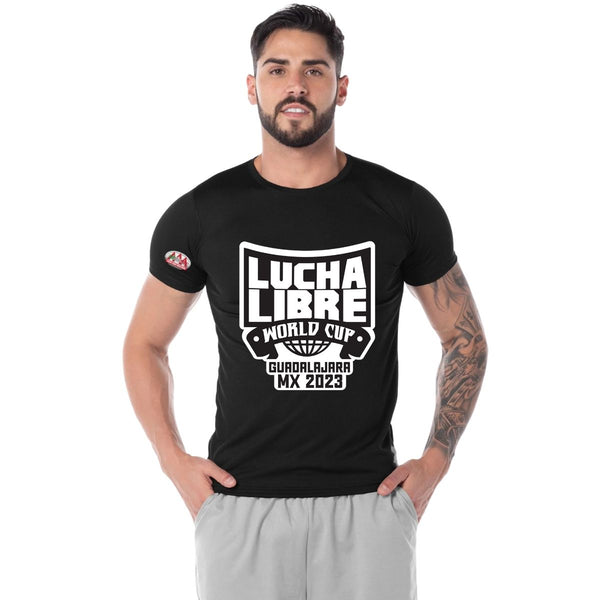 Playera Transpirable Hombre Lucha Libre AAA World Cup GDL 2023