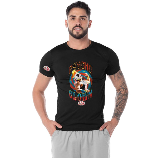 Playera Transpirable Hombre Lucha Libre AAA Psycho Clown Luchador