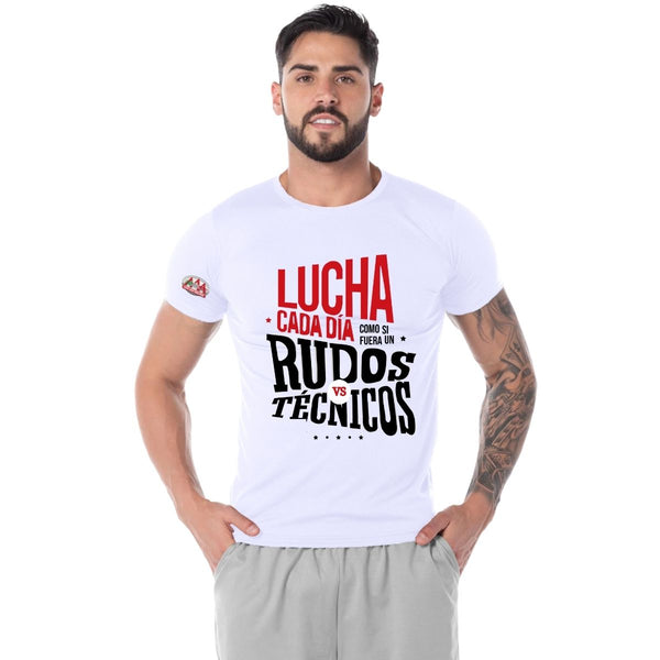 Playera Transpirable Hombre Lucha Libre AAA Lucha cada día
