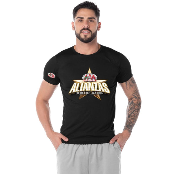 Playera Transpirable Hombre Lucha Libre AAA Alianzas