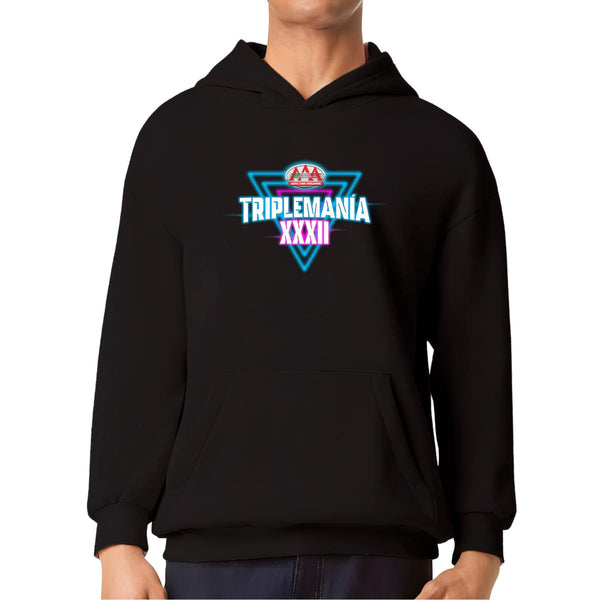 Sudadera Hombre Hoodie Pro Dry Lucha Libre AAA Triplemanía XXXII