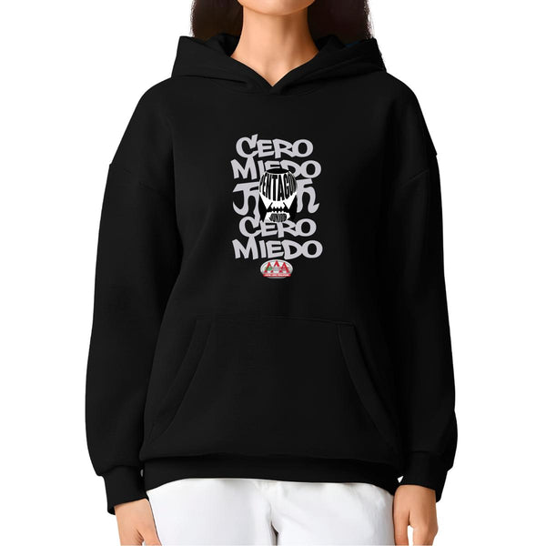 Sudadera Mujer Hoodie Pro Dry Lucha Libre AAA 0 Miedo Pentagón Jr