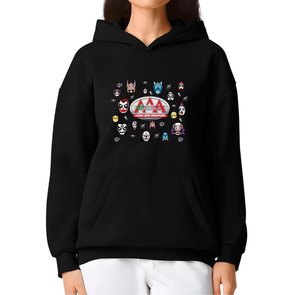 Sudadera Mujer Hoodie Pro Dry Lucha Libre AAA Mexicana Luchadores