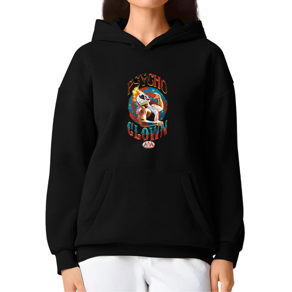 Sudadera Mujer Hoodie Pro Dry Lucha Libre AAA Psycho Clown Luchador