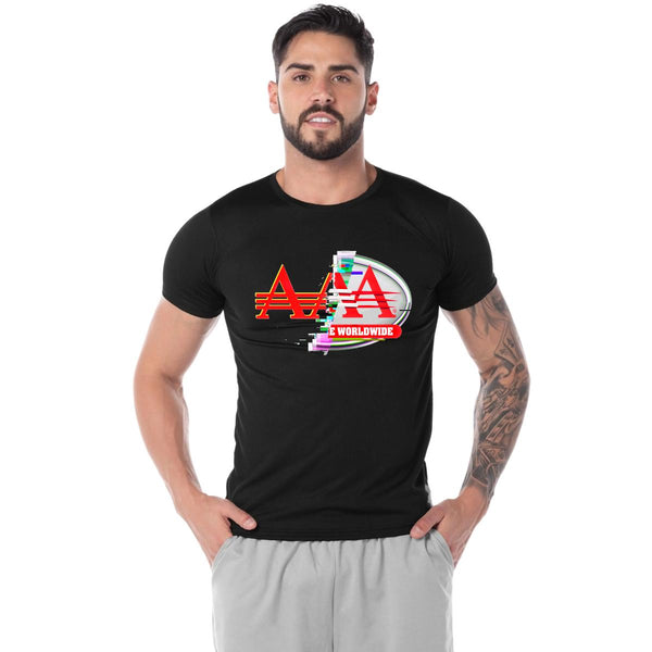 Playera Transpirable Hombre Lucha Libre AAA Glitch