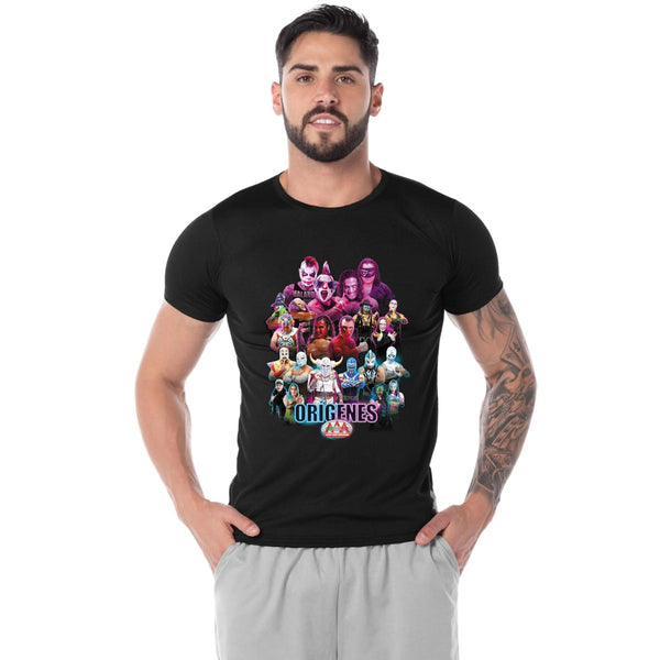 Playera Transpirable Hombre Lucha Libre AAA Orígenes