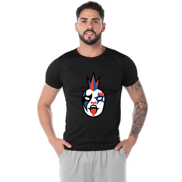 Playera Transpirable Hombre Lucha Libre AAA Psycho Clown Emoji