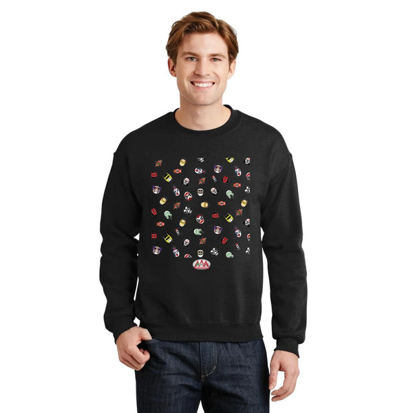 Sudadera Hombre Lucha Libre AAA Luchadores emoji
