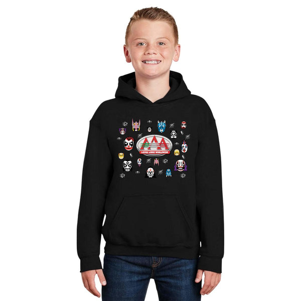Sudadera Niños Hoodie Lucha Libre AAA Mexicana Luchadores