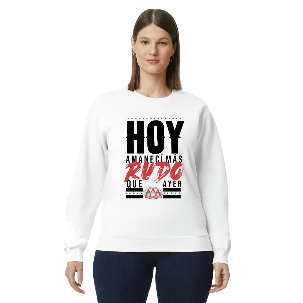 Sudadera Mujer Lucha Libre AAA Amanecí Más Rudo – Lucha LibreAAA